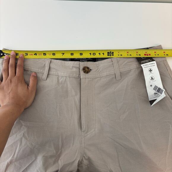 O'neill  Stockton Hybrid Stretch Walkshort Size 34 Fog Cream Summer Minimal - Picture 10 of 12